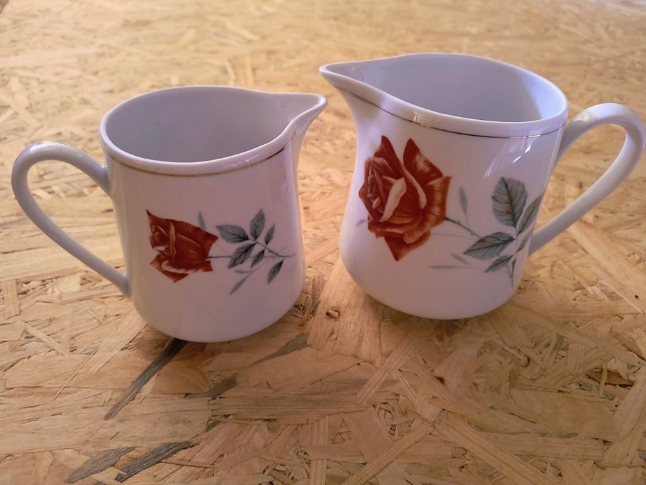 Dzbanek mlecznik róża chińska porcelana
