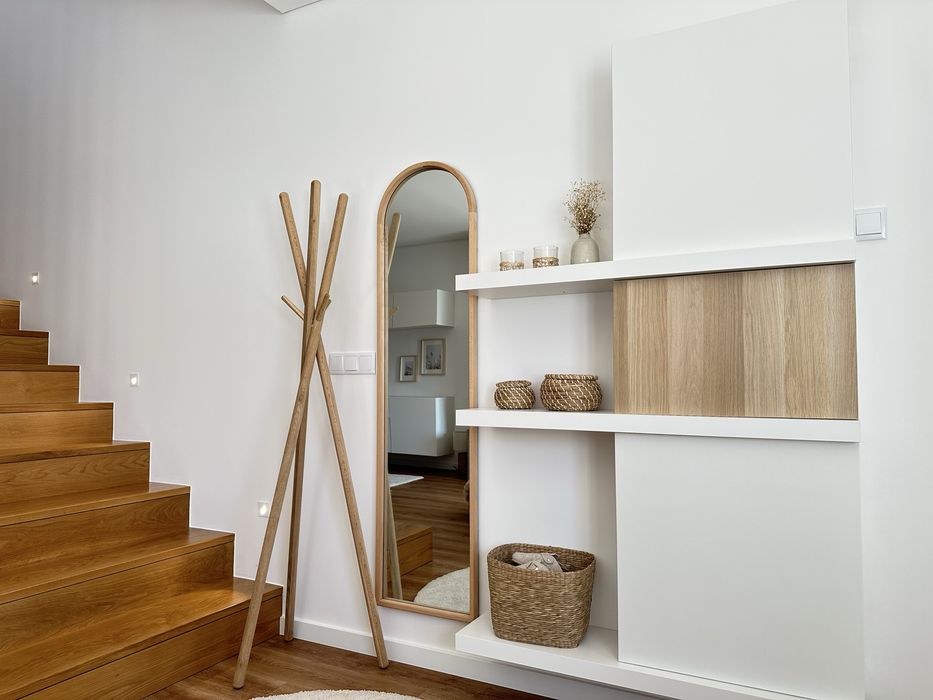 Bengaleiro em madeira carvalho