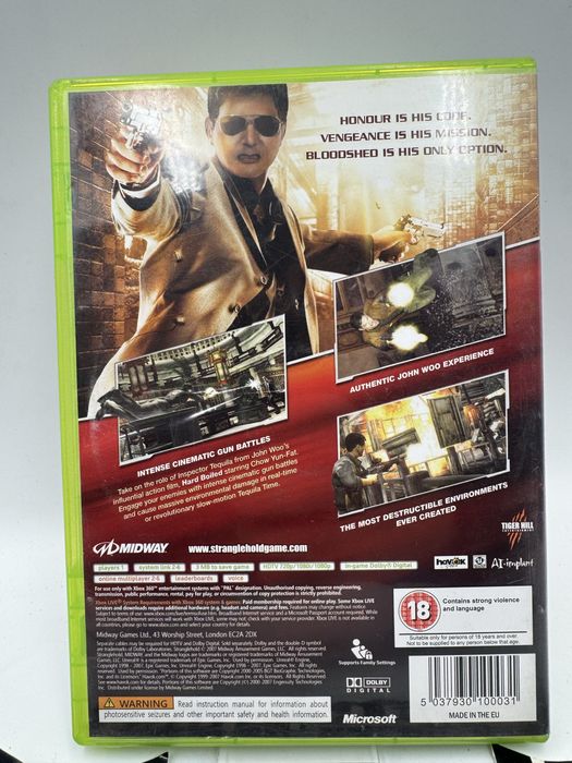 Stranglehold Xbox 360 Gwarancja