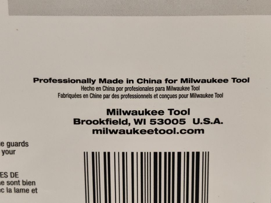 Milwaukee 48-40-0730 184/16 60Т пиляльний диск по дереву Оригінал США