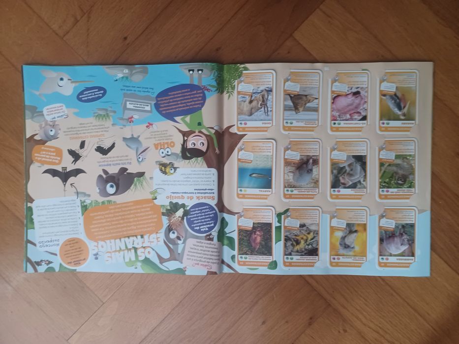 Caderneta completa Grande Álbum do Explorador - Super Animais