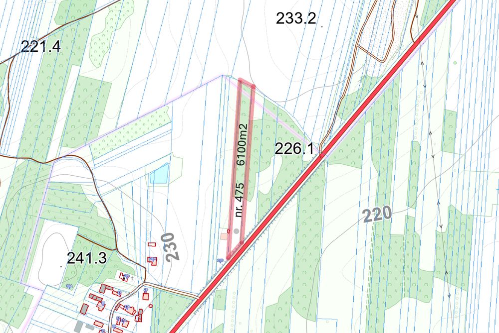 Działka budowlana 6100m2 | pozwolenie na budowę | - Czerno gm. Gorzkowice