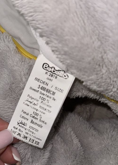 Тепленький комбінезон плюш bebetto  3-6 м
