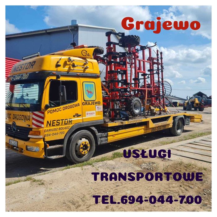USŁUGI TRANSPORTOWE pomoc drogowa 24/H