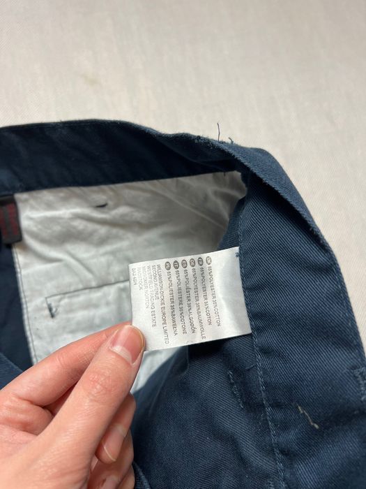 Spodnie Dickies vintage granat kieszenie logo