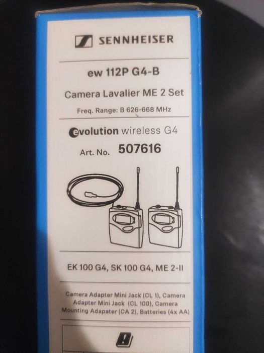 Радіосистема для відеокамер із петличним мікрофоном Sennheiser