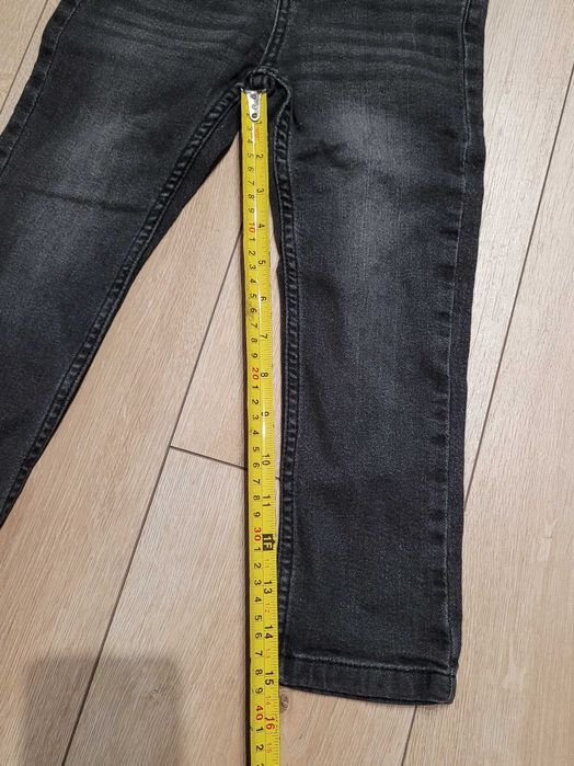 110 Jeansy spodnie jeansowe chłopięce Lidl Lupilu szare
