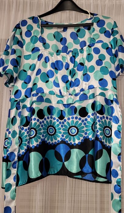 Satynowa bluzka damska