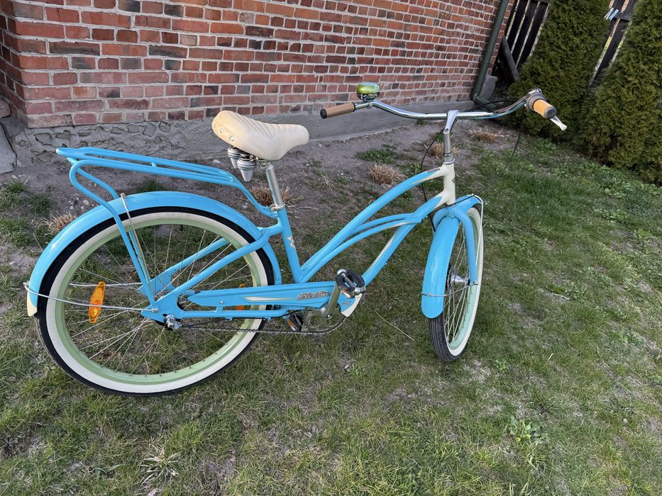 Rower Electra Super Deluxe piekny miejski z bagaznikiem