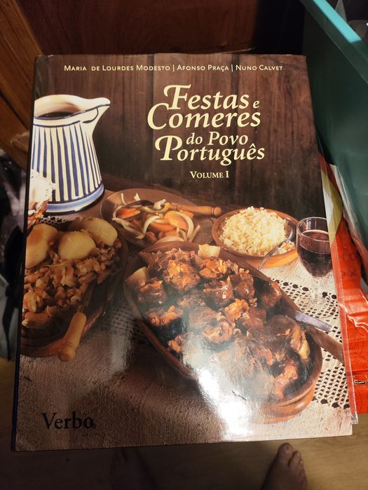 Livros verbo festas e comeres do povo português 2 volumes