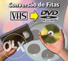 Converto vhs para dvd