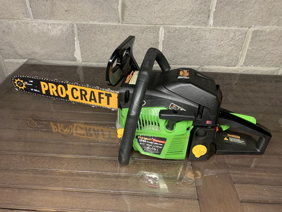 Бензопила ProCraft GS-50(2шини,2цепа,45+40см)