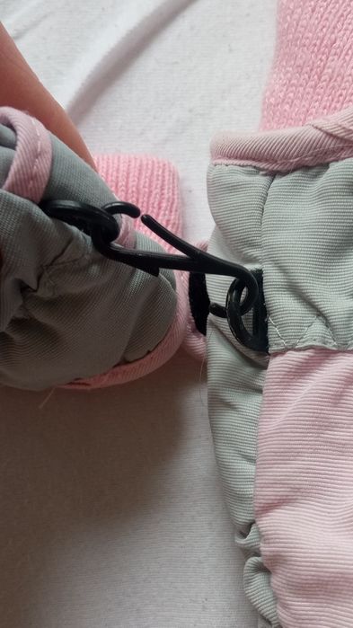 Śliczne rękawiczki narciarskie sanki zima zimowe wodoodporne kotki sza