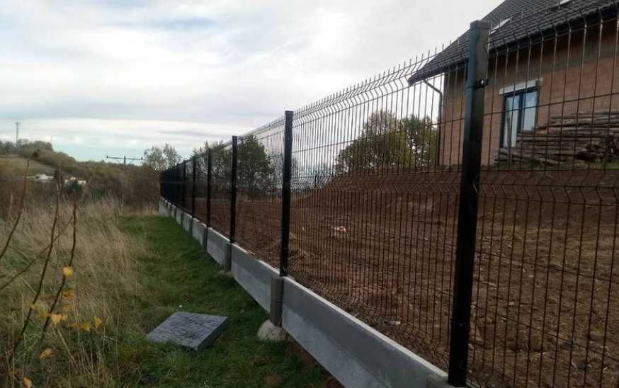 Kompletne ogrodzenie systemowe h-150cm z montażem