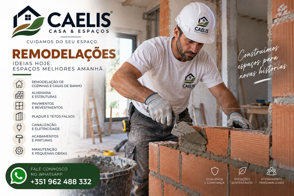 PINTURAS | REMODELAÇÕES | JARDIM — ALENQUER E REGIÃO