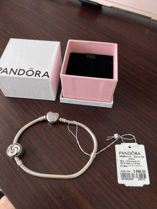 Браслет  Disney & Pandora міккі маус та шарм у подарунок