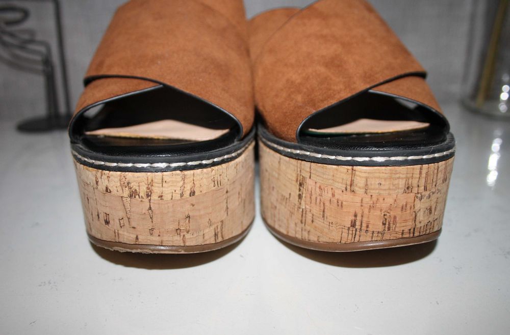 Босоніжки на платформі river island, розмір 5/38, сабо шльопанці