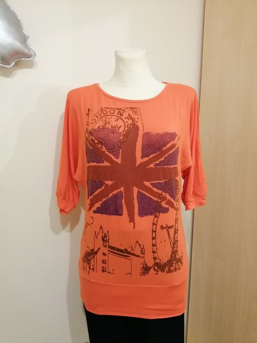 Pomarańczowa bluzka rozmiar L