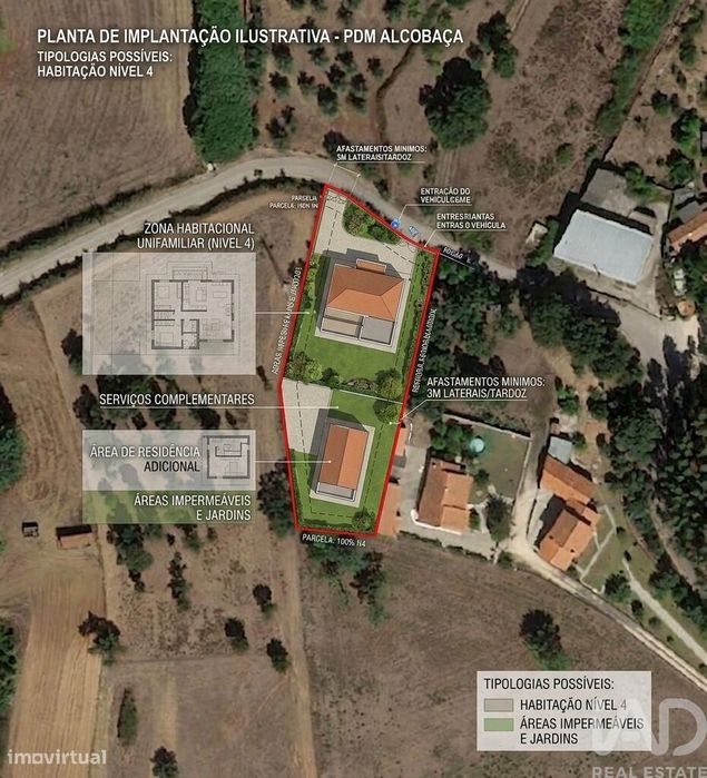 Terreno para construção em Alcobaça e Vestiaria