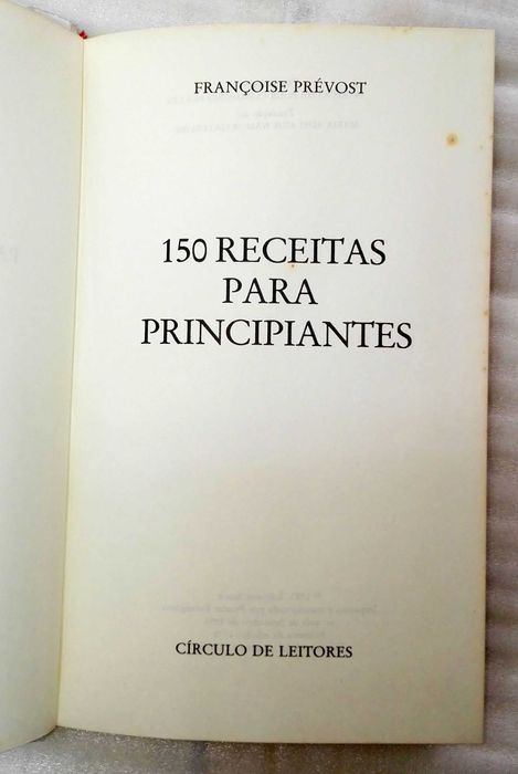 Livro 150 Receitas para Principiantes