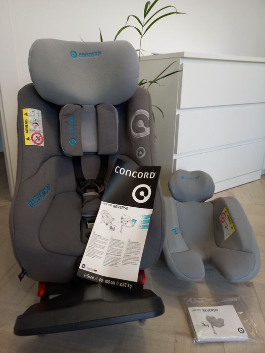 Jak nowy fotelik Concord Reverso tyłem do kierunku jazdy 0-23kg isofix