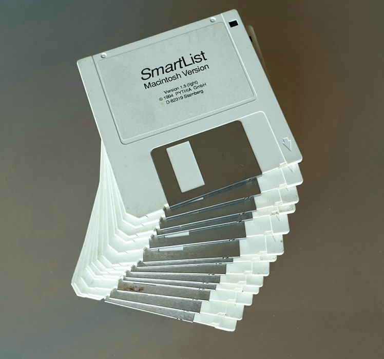 Dyskietki DD 3,5" 720kB białe do Apple Macintosh /Amiga/Atari/PC