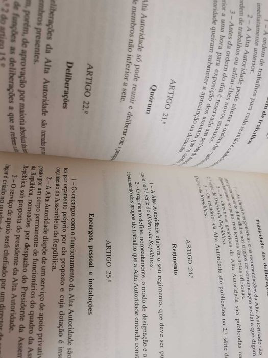 Imprensa Escrita e Jornalismo - Legislação Básica