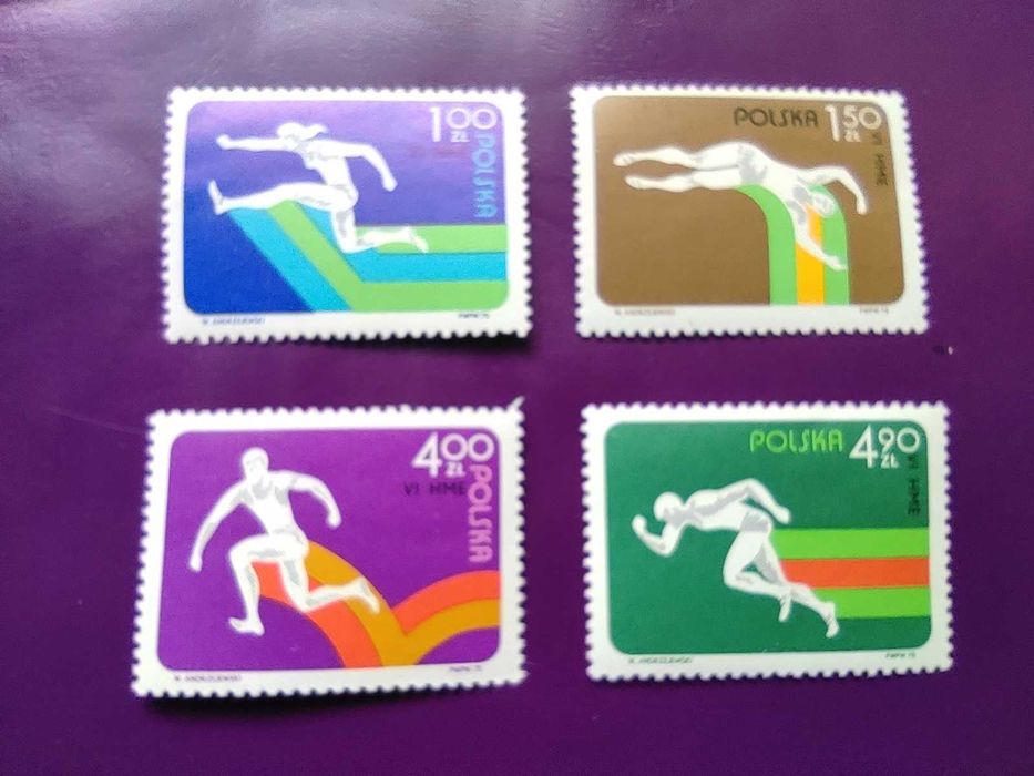 Znaczki pocztowe Polska 1975 seria fi 2216/2219 (czysty **)