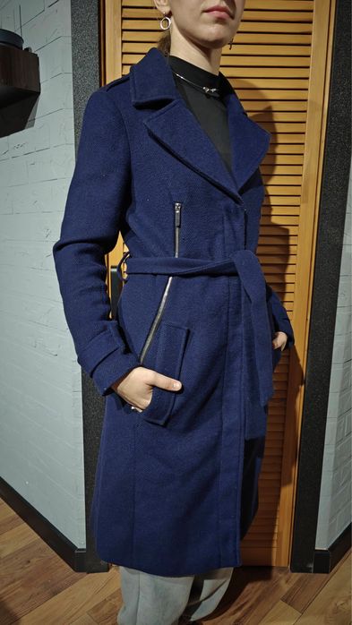 Пальто Reserved блакитне і синє