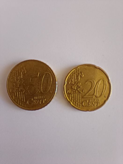50 i 20 euro centów