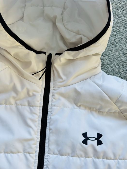 Чоловіча біла куртка UA STRM SESSION HBD JKT