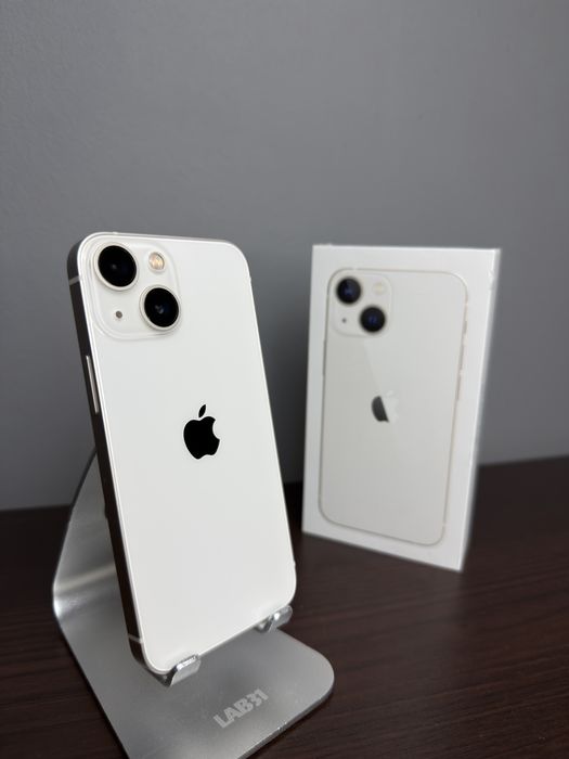 iPhone 13 Mini/Starlight/100% Kondycji/Super Stan/Pelen Zestaw