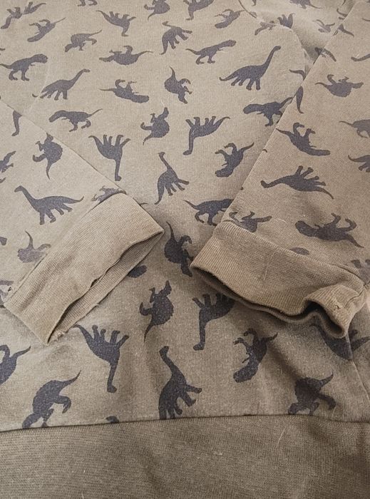 Речі на хлопчика: штани Zara, піжамні флісові, кофта з динозаврами