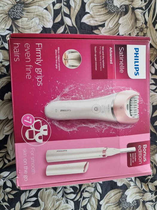 Depiladora Philips + Aparador + Acessórios