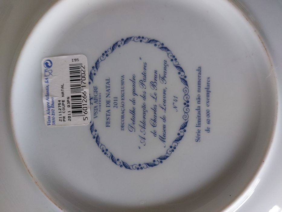 Varios pratos de natal, Vista Alegre  preço entre 10 e 20 euros