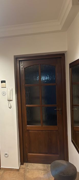 Drzwi wewnętrzne drewniane