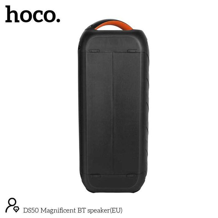 Акустика-караоке блютуз громкий стереозвук подсветка 50 Вт HOCO DS50