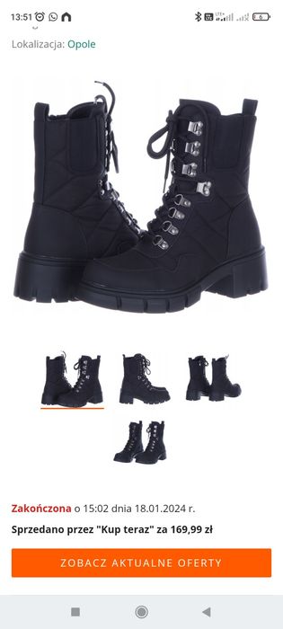 Buty damskie zimowe 36 vinceza