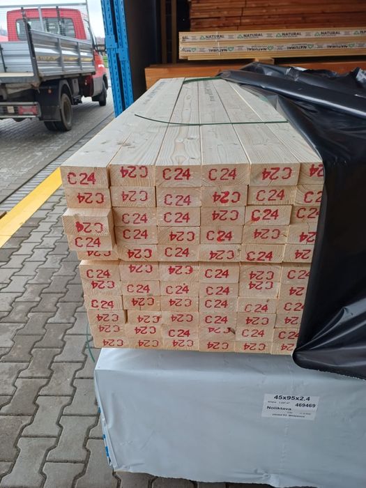 Drewno konstrukcyjne świerk SKANDYNAWSKI C-24  45/70/ 95/120/145/170/