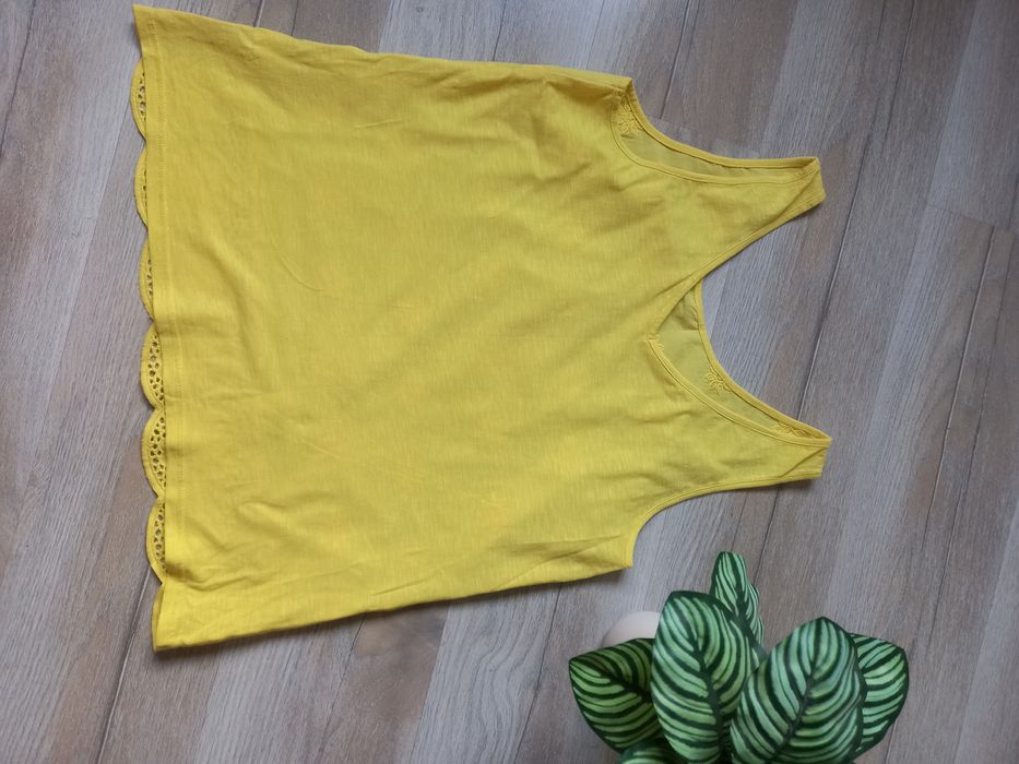 Bluzka bez rękawów koronka EUR L, 40 cienka must have boho lato consulting