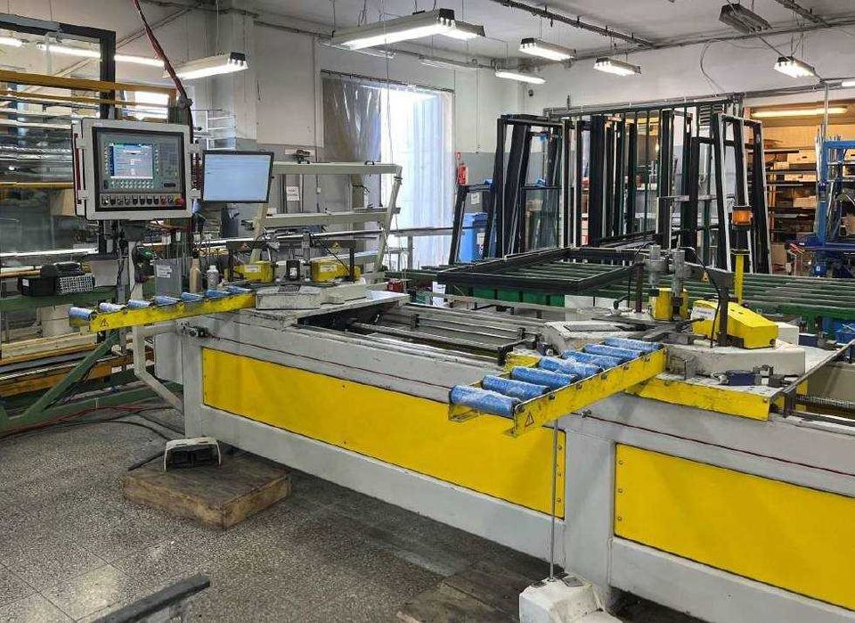 Zagniatarka naroży ALU dwugłowicowa KMW Klein KL-DEV200 2012 hydrauliczna