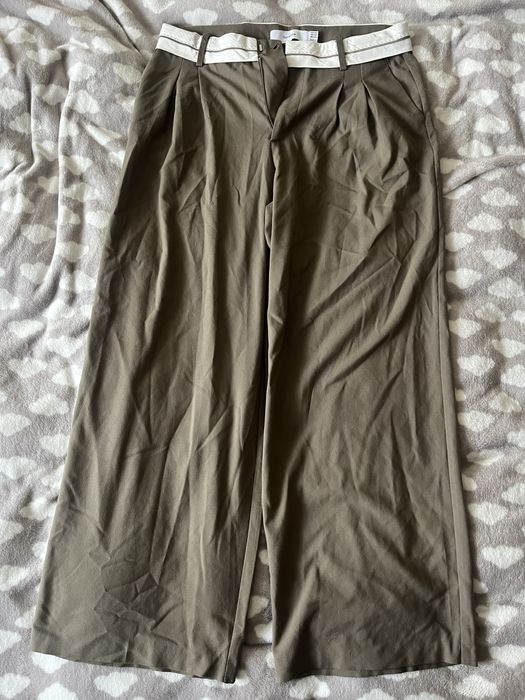 брюк-штани baggу bershka хакі 38 розмір sk8 y2k