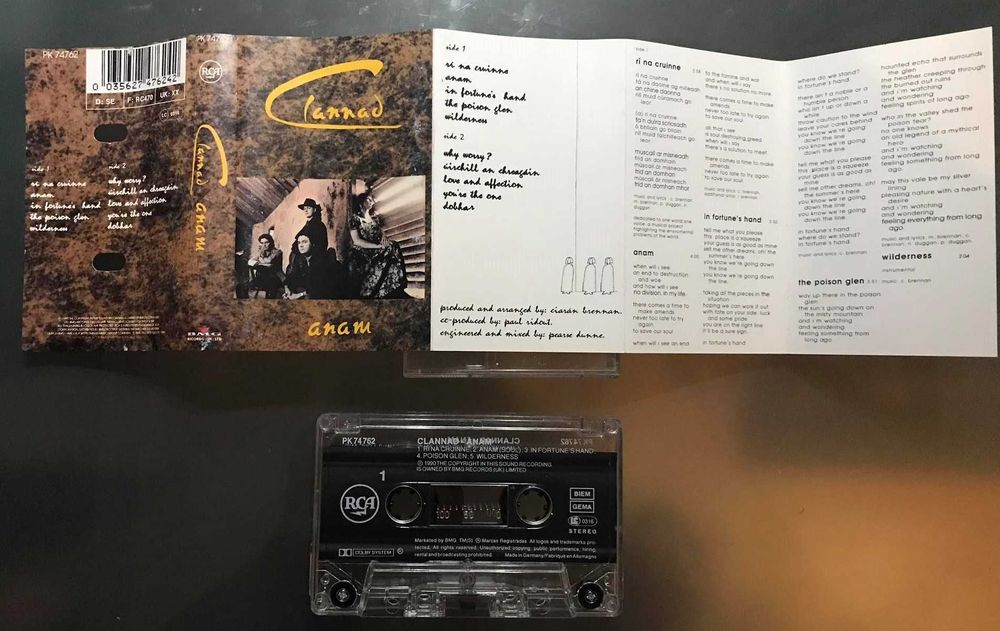 Lote Cassetes áudio originais - CLANNAD