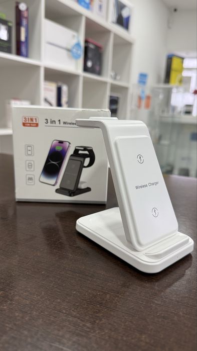 Carregador wireless 3 em 1