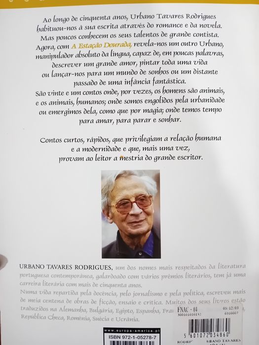 Estação Dourada " Urbano Tavares Rodrigues "