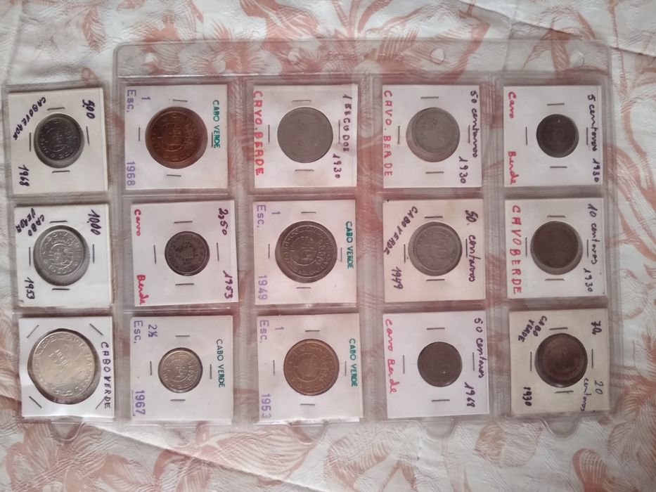Venda de moedas de cabo verde