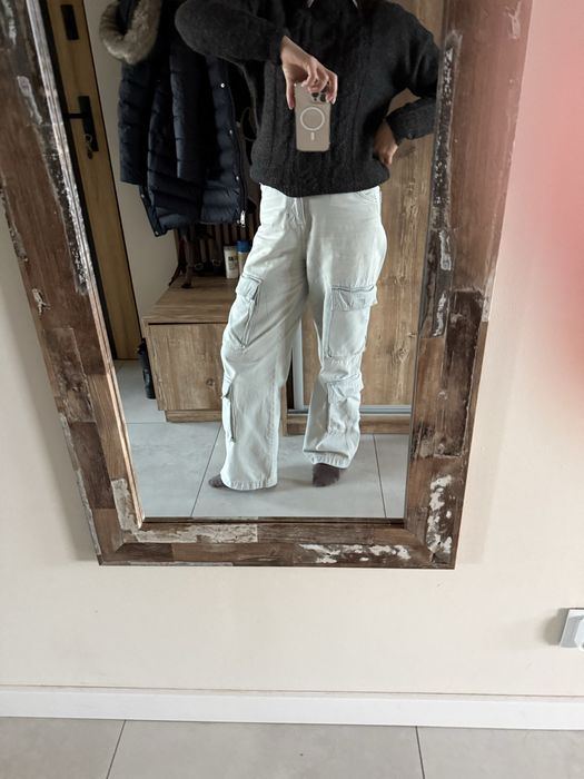 Spodnie bojówki damskie  H&M