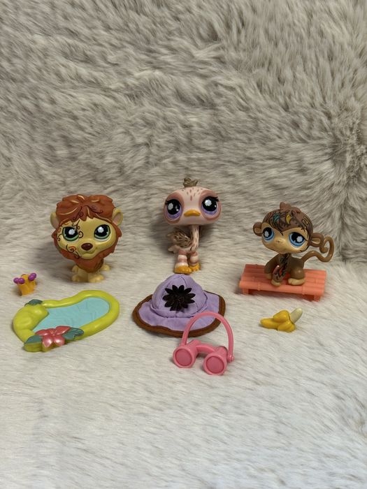 Zestaw figurek POSTCARD PETS 3-PACK #944 #945 #946 Littlest Pet Shop