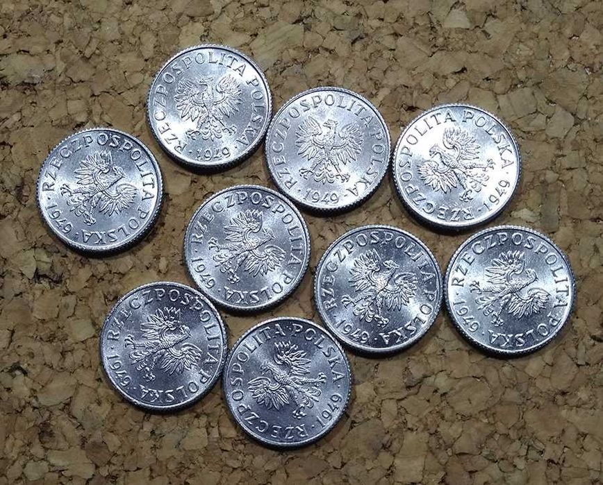 1 GROSZ 1949r. stara moneta PRL