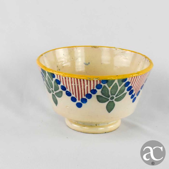 Tigela em faiança do Norte, séc. XIX